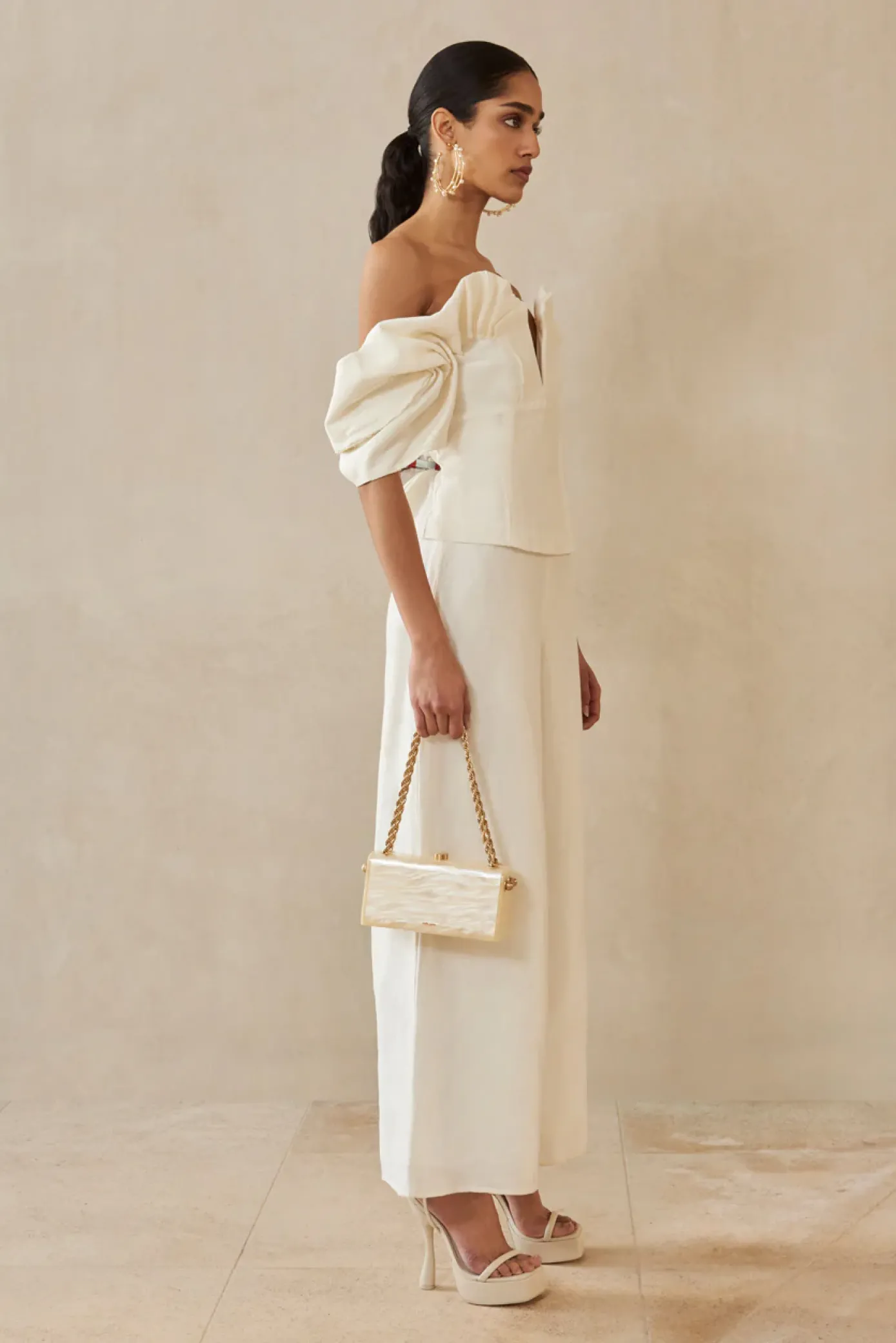 Cult Gaia Tops>ABBY TOP - Off White