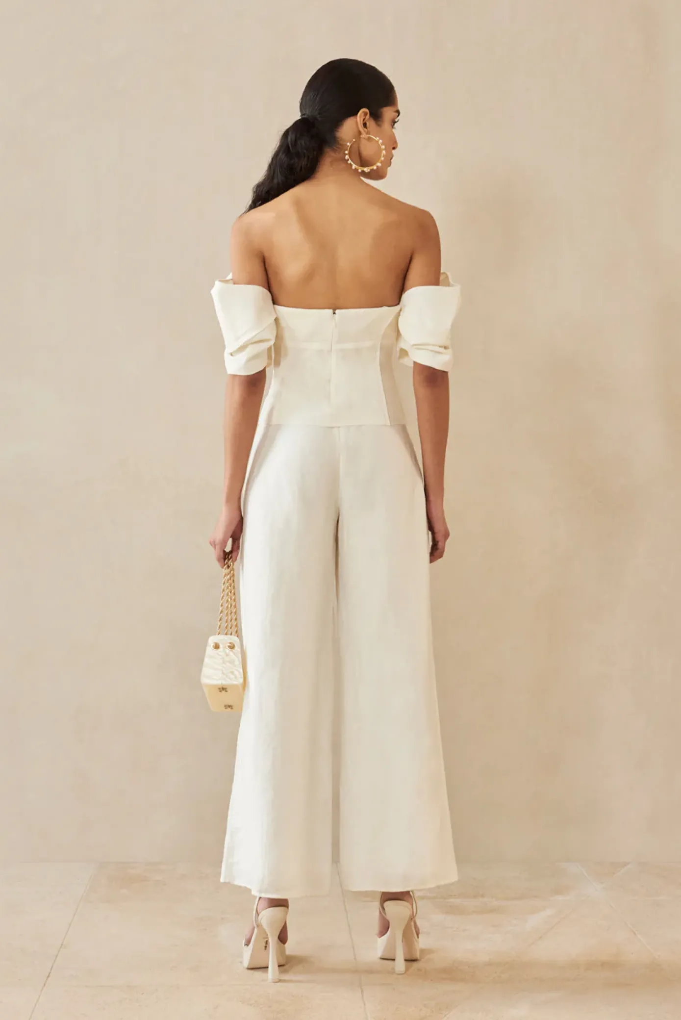 Cult Gaia Tops>ABBY TOP - Off White