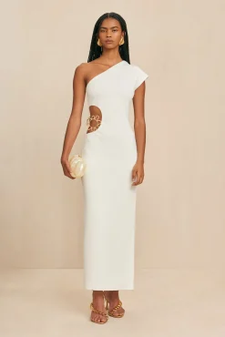 Cult Gaia Dresses|Knits>ADRIAN KNIT DRESS - Off White