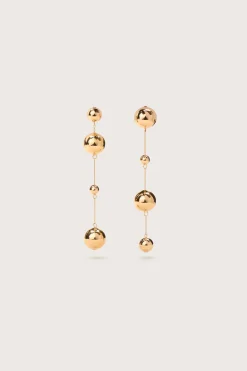 Cult Gaia Earrings|Jewelry>ADRIENNE EARRING - Shiny Brass