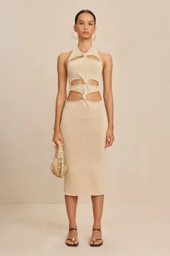 Cult Gaia Dresses>ALAINA KNIT DRESS - Beach