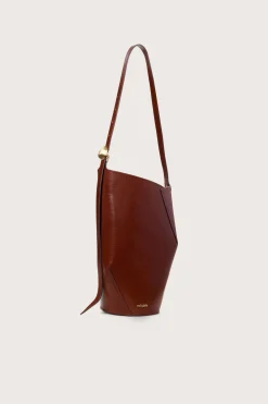 Cult Gaia Shoulder Bags>ALDARI SHOULDER BAG - Mahogany