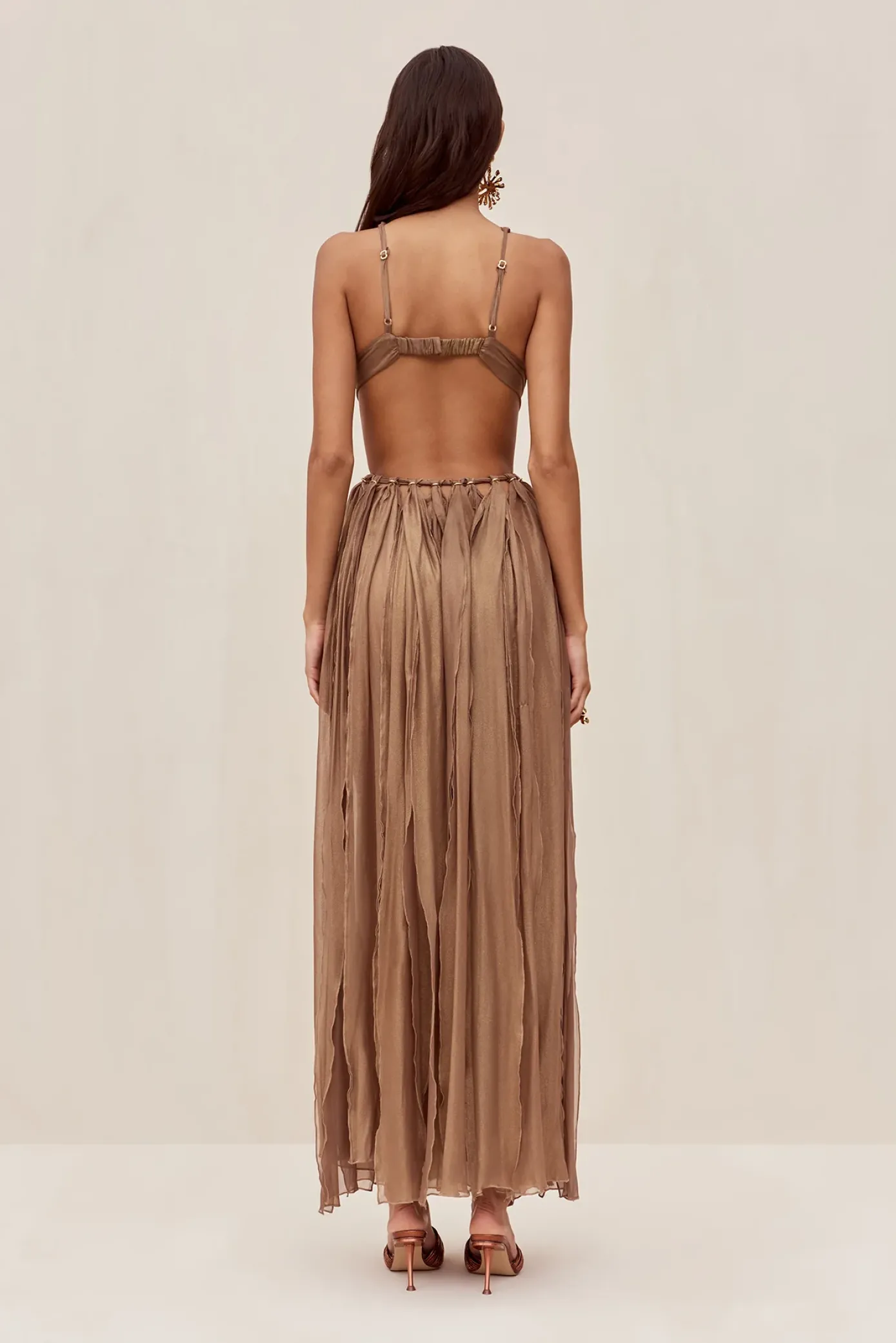 Cult Gaia Gowns|Dresses>ALEXA GOWN - Gold