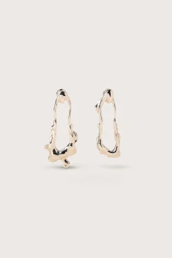 Cult Gaia Earrings|Jewelry>AMINAH EARRING - Shiny Silver