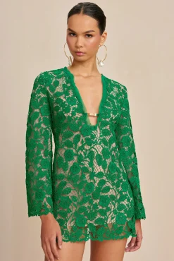 Cult Gaia Dresses>ANIYA DRESS - Malachite