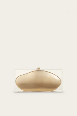 Cult Gaia Clutches>ANNIKA CLUTCH - Brass
