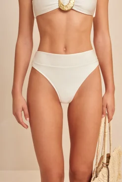 Cult Gaia Bikinis>ARADHYA BIKINI BOTTOM - Off White