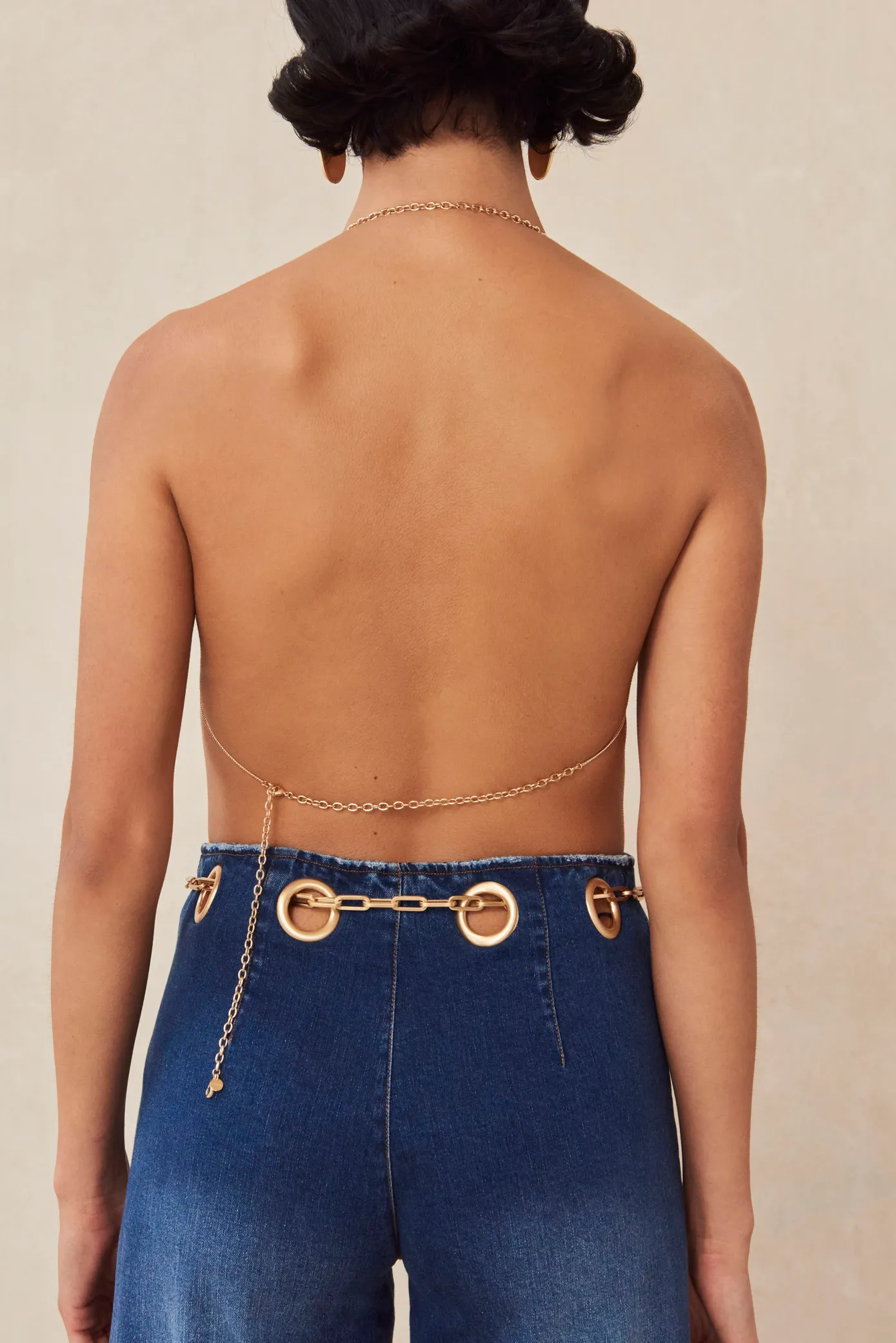 Cult Gaia Body Jewelry|Jewelry>ARIELLA BRA - Shiny Brass
