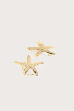 Cult Gaia Earrings|Jewelry>ARIELLA EARRING - Shiny Brass