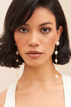 Cult Gaia Earrings|Jewelry>ATUM EARRING - Pearl