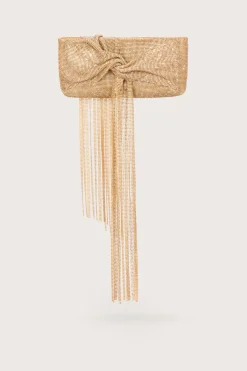Cult Gaia Clutches>BANU MINI RHINESTONE CLUTCH - Champagne