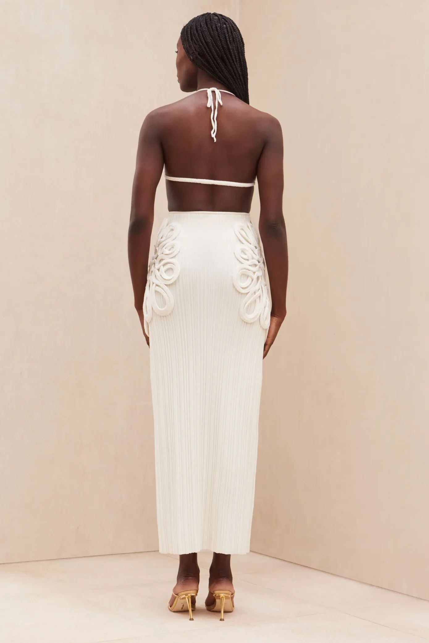 Cult Gaia Bikinis>BELLONA BIKINI TOP - Off White