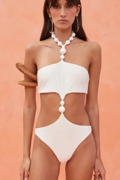 Cult Gaia One Pieces>CAITRIONA ONE PIECE - Off White
