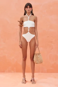 Cult Gaia One Pieces>CAITRIONA ONE PIECE - Off White