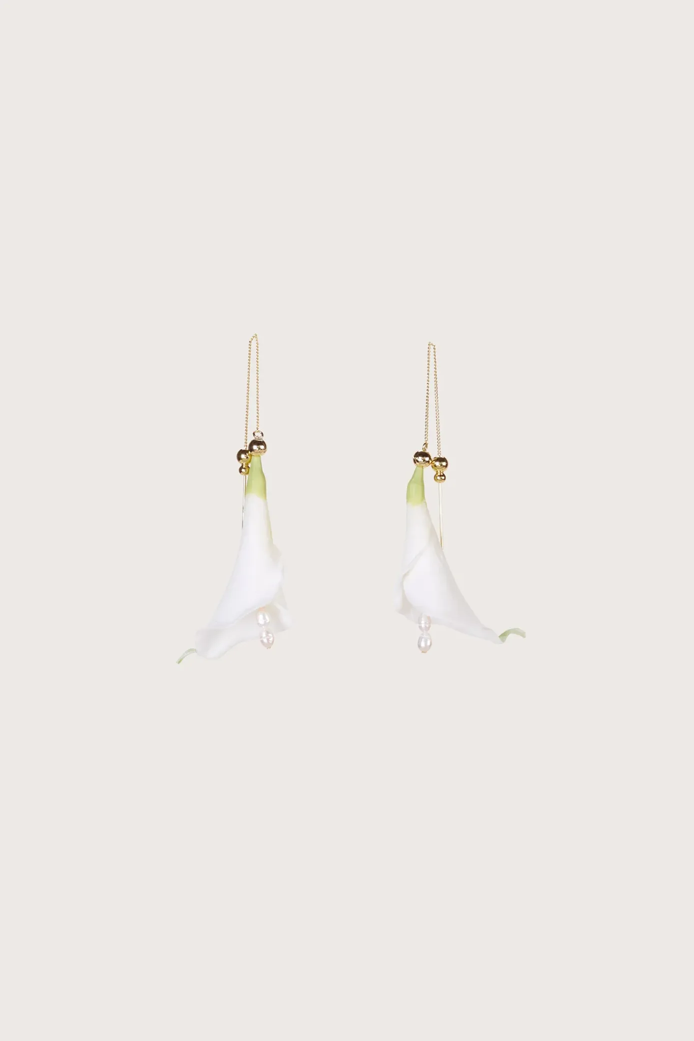 Cult Gaia Earrings>CALLA EARRING - White