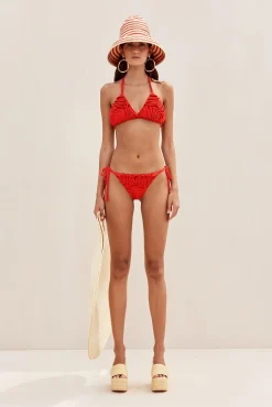 Cult Gaia Bikinis|Knits>CARITA BIKINI BOTTOM - Lollipop