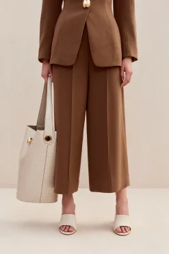 Cult Gaia Sets|Bottoms>CARO PANT - Affogato