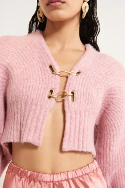 Cult Gaia Tops|Knits>CASELLA KNIT CARDIGAN - Jaipur