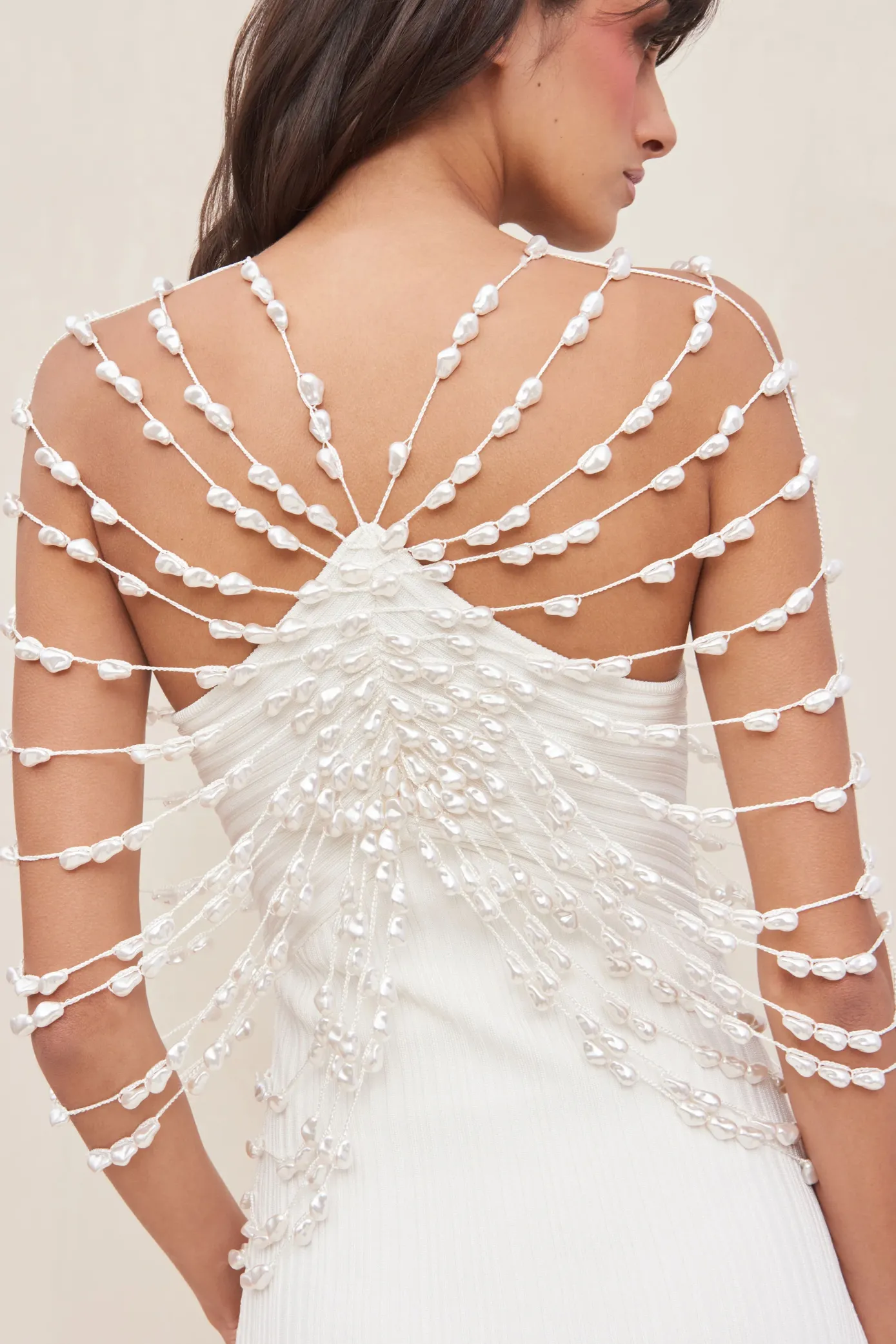 Cult Gaia Knits|Dresses>CECELIA KNIT DRESS - Off White