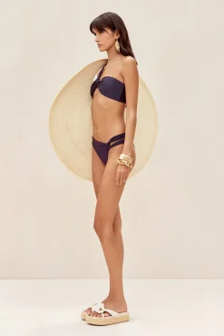 Cult Gaia Bikinis>CHARMAINE BIKINI TOP - Evening Blue