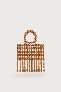 Cult Gaia Mini Bags>CLARA BAG - Chestnut