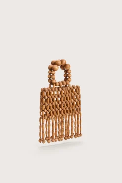 Cult Gaia Mini Bags>CLARA BAG - Chestnut