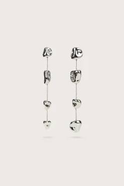 Cult Gaia Earrings|Jewelry>CLEO EARRING - Shiny Silver