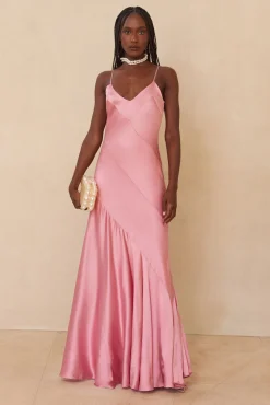 Cult Gaia Gowns>CRISSY GOWN - Shell Pink