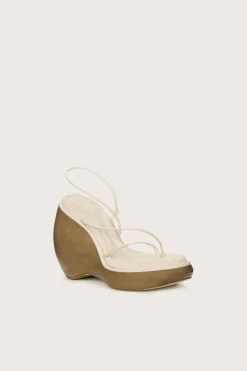 Cult Gaia Shoes>DENALI WEDGE - Off White