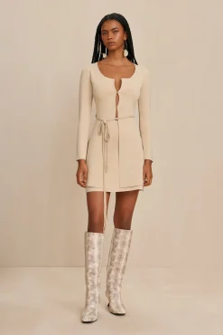 Cult Gaia Sets|Tops>DENNIE KNIT CARDIGAN - Beach