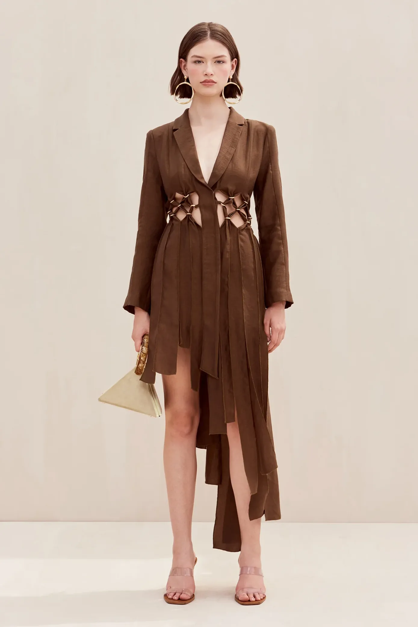 Cult Gaia Dresses>ELANA DRESS - Affogato