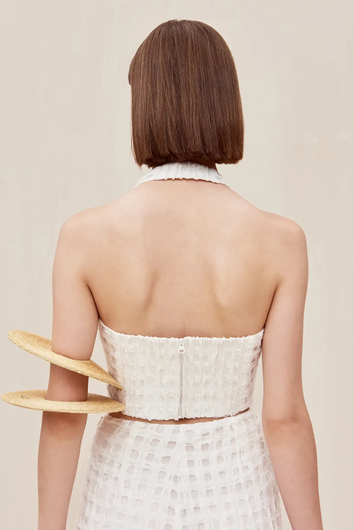 Cult Gaia Tops|Sets>ELLIN TOP - Off White
