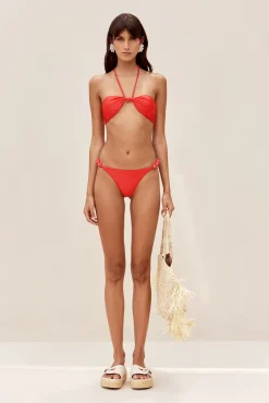 Cult Gaia Bikinis>EUPHRASIA BIKINI BOTTOM - Lollipop