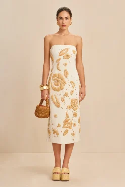 Cult Gaia Dresses>FINA DRESS - Indu Ecru