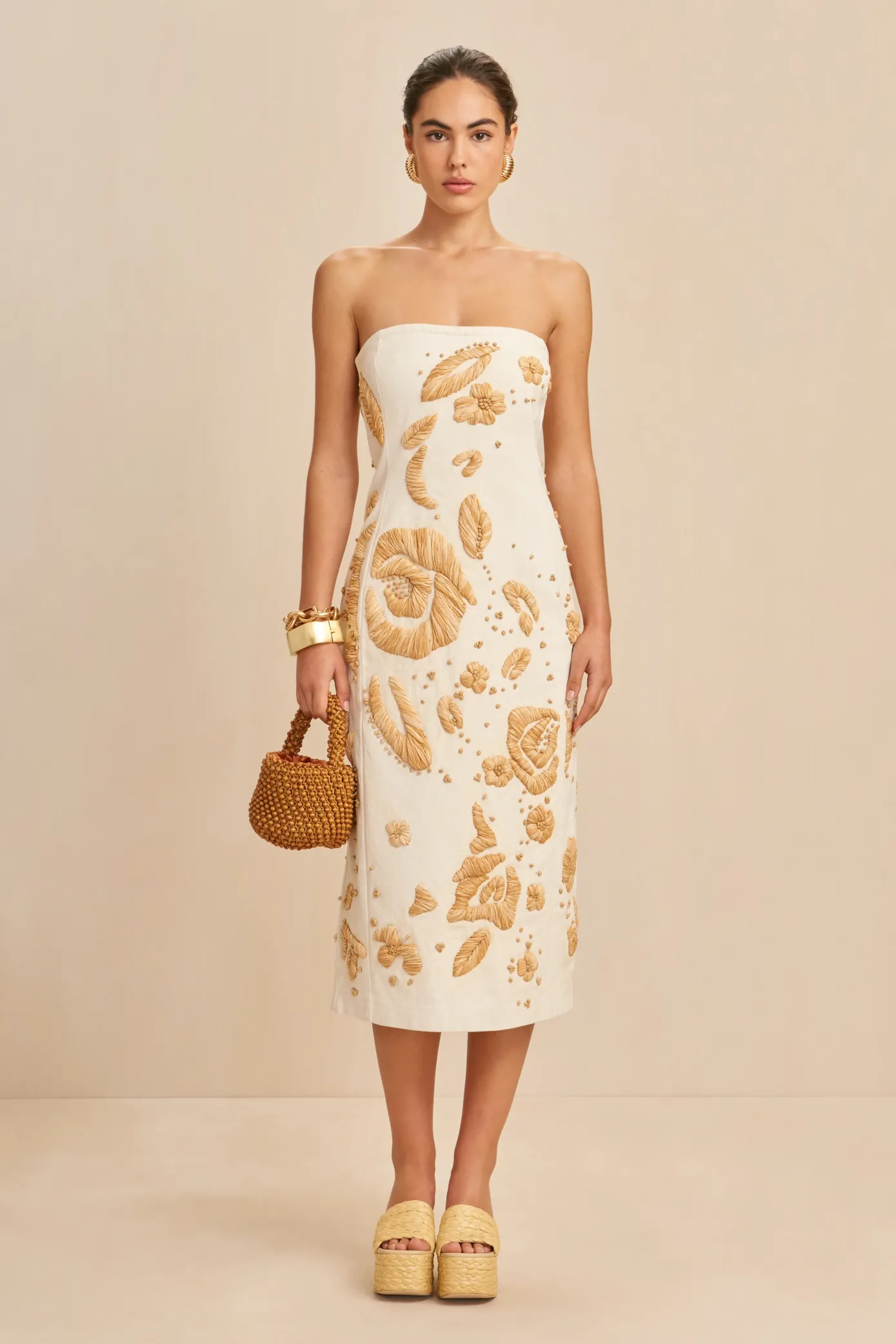 Cult Gaia Dresses>FINA DRESS - Indu Ecru