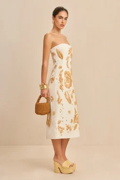 Cult Gaia Dresses>FINA DRESS - Indu Ecru