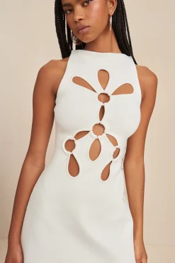 Cult Gaia Dresses>FRANCO KNIT DRESS - Off White