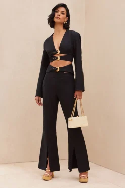 Cult Gaia Sets|Tops>GABBY BLAZER - Black