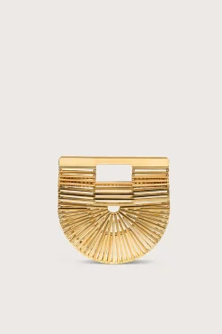 Cult Gaia Mini Bags>GAIA`S ARK MINI BAG - Shiny Brass