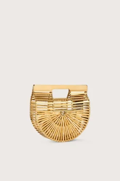 Cult Gaia Mini Bags>GAIA`S ARK MINI BAG - Shiny Brass