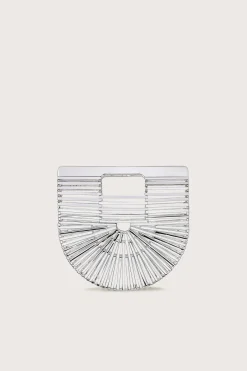 Cult Gaia Mini Bags>GAIA`S ARK MINI BAG - Shiny Silver
