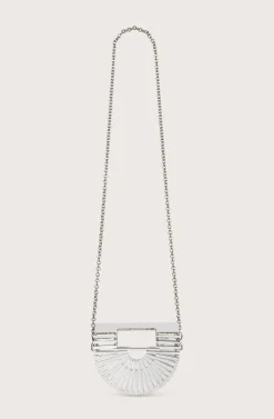 Cult Gaia Mini Bags|Crossbody Bags>GAIA`S ARK NANO CROSSBODY BAG - Shiny Silver