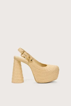 Cult Gaia Platforms|Shoes>HARMONY PLATFORM - Natural