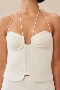 Cult Gaia Tops>HAVANA TOP - Off White