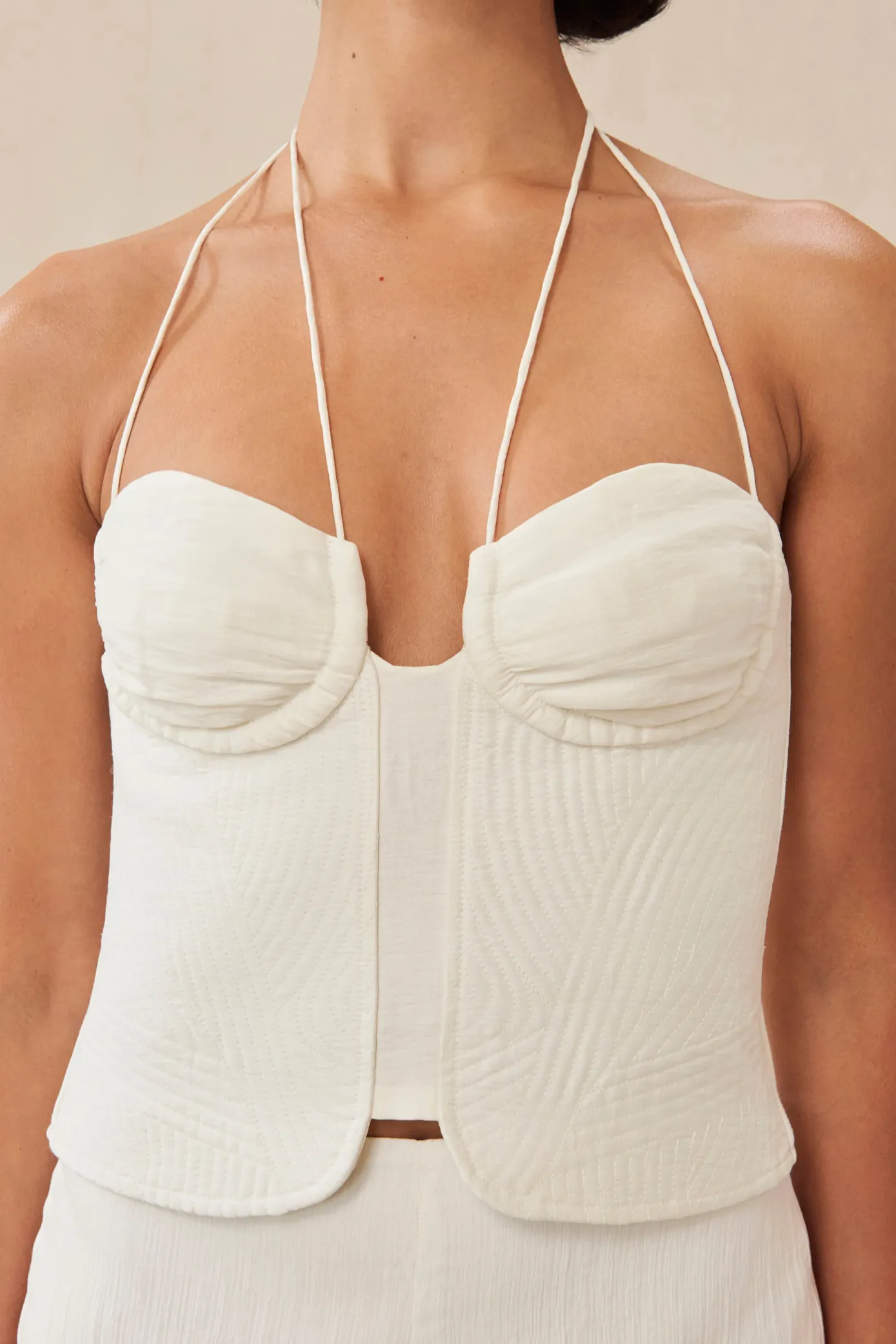 Cult Gaia Tops>HAVANA TOP - Off White