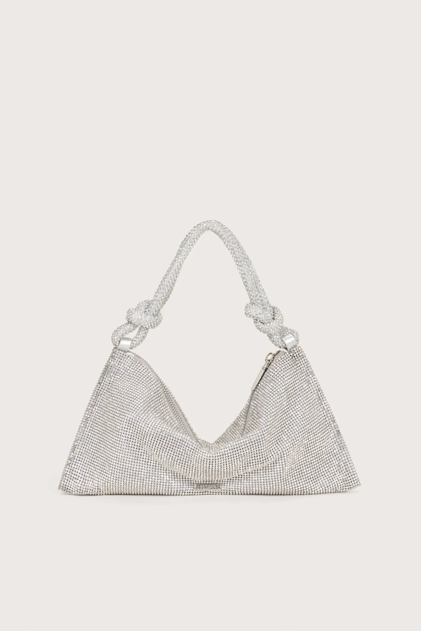 Cult Gaia Shoulder Bags|Mini Bags>HERA NANO RHINESTONE SHOULDER BAG - Clear