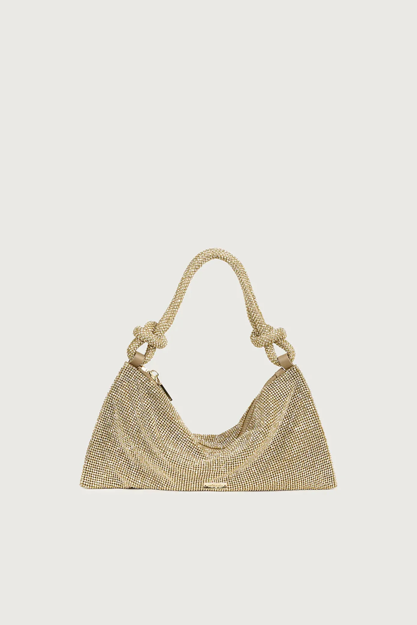 Cult Gaia Shoulder Bags|Mini Bags>HERA NANO RHINESTONE SHOULDER BAG - Sand Dollar