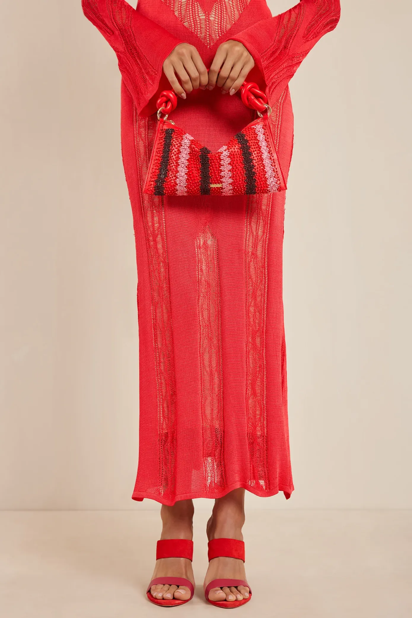 Cult Gaia Shoulder Bags>HERA NANO SHOULDER BAG - Lollipop Multi