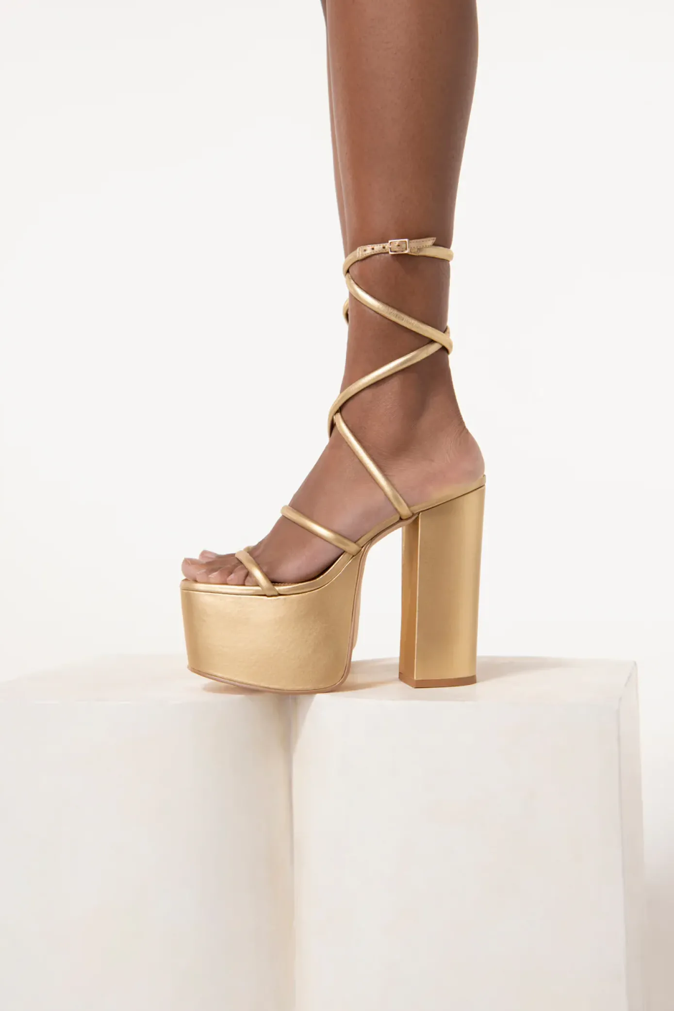 Cult Gaia Platforms|Shoes>HYTE PLATFORM - Gold