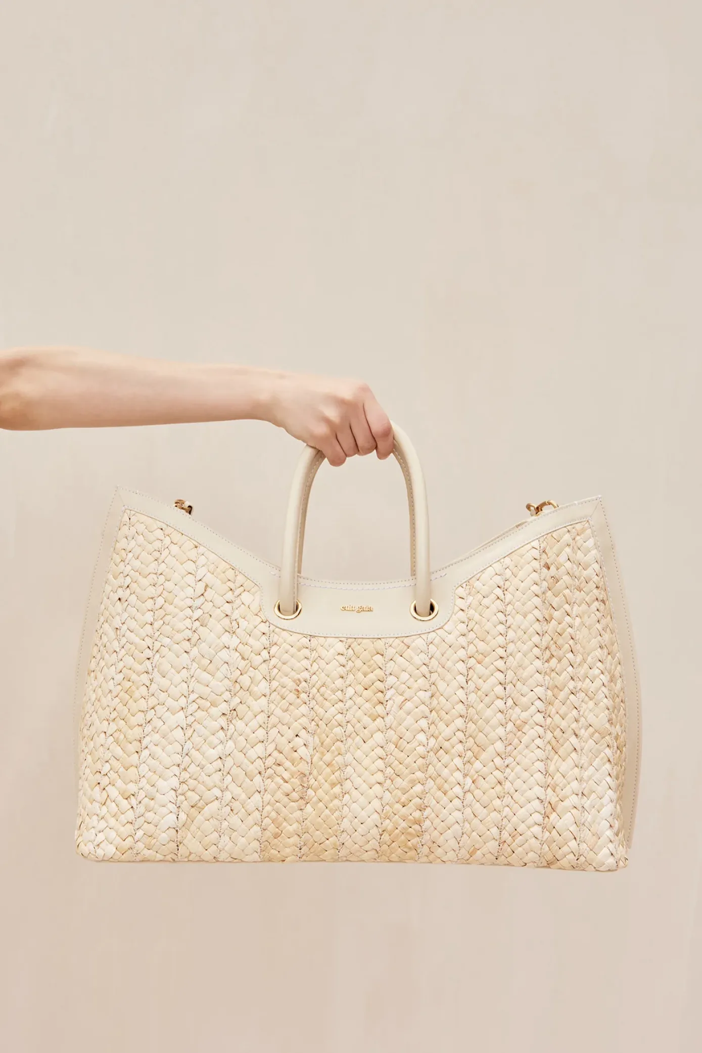 Cult Gaia Crossbody Bags>IDALIA WEEKENDER BAG - Natural